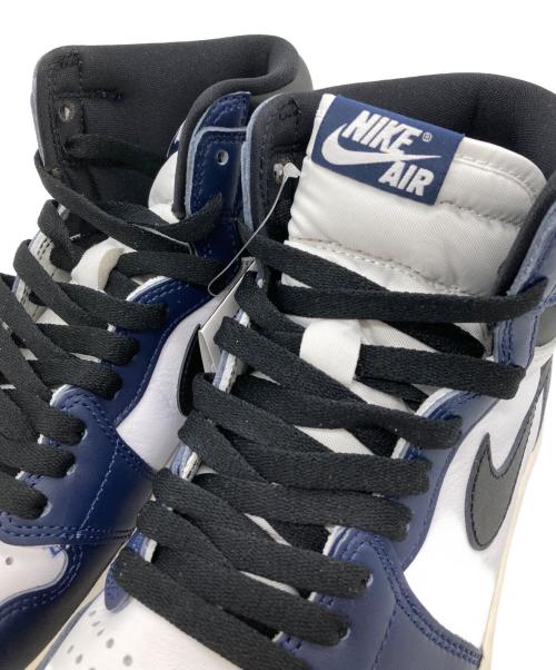 NIKE（ナイキ）NIKE (ナイキ) エア ジョーダン 1 レトロ ハイ ネイビー サイズ:26 未使用品の古着・服飾アイテム