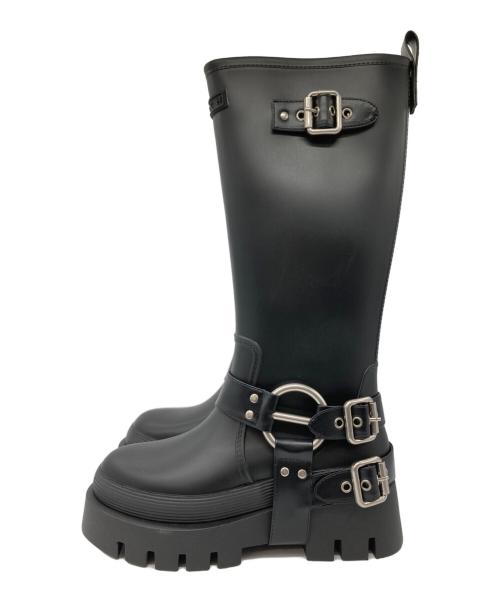 darich（ダーリッチ）darich (ダーリッチ) ハーネスラバーブーツ ブラック サイズ:Mの古着・服飾アイテム