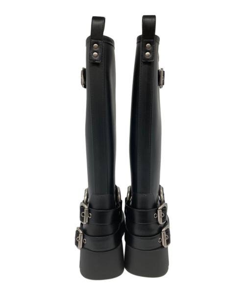 darich（ダーリッチ）darich (ダーリッチ) ハーネスラバーブーツ ブラック サイズ:Mの古着・服飾アイテム