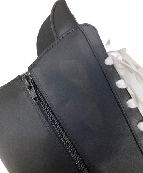 darich（ダーリッチ）darich (ダーリッチ) レースアップスニーカーロングブーツ ブラック サイズ:Mの古着・服飾アイテム