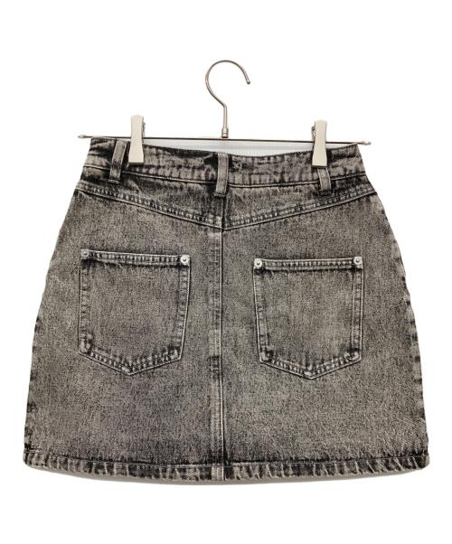 darich（ダーリッチ）darich (ダーリッチ) スタッズデニムベアトップ スタッズデニムミニスカート グレー サイズ:Mの古着・服飾アイテム