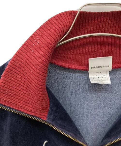 PUMA（プーマ）PUMA (プーマ) ベロアラックジャケット ネイビー サイズ:Lの古着・服飾アイテム