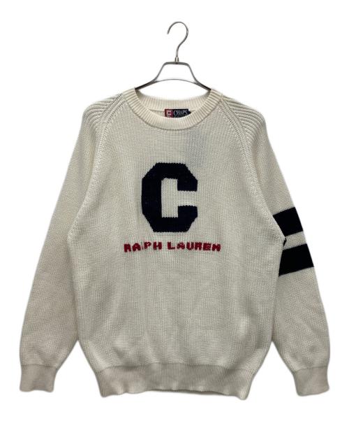 CHAPS RALPH LAUREN（チャップス ラルフローレン）CHAPS RALPH LAUREN (チャップス ラルフローレン) セーター アイボリー サイズ:Lの古着・服飾アイテム