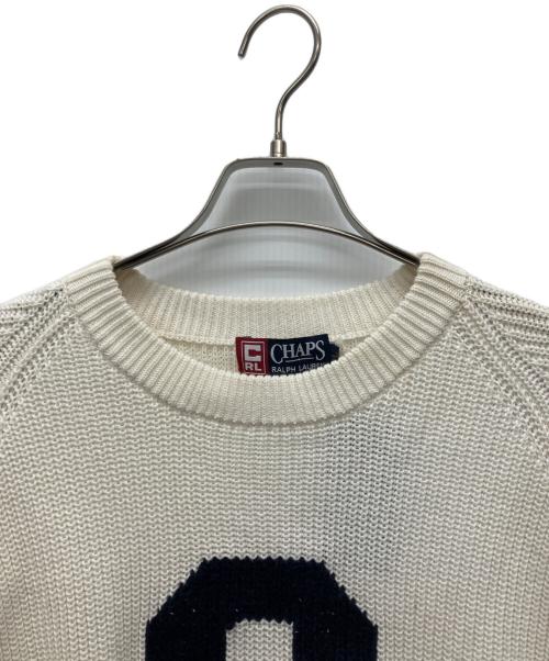 CHAPS RALPH LAUREN（チャップス ラルフローレン）CHAPS RALPH LAUREN (チャップス ラルフローレン) セーター アイボリー サイズ:Lの古着・服飾アイテム