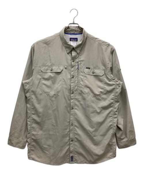 Patagonia（パタゴニア）Patagonia (パタゴニア) 長袖シャツ ベージュ サイズ:XXLの古着・服飾アイテム