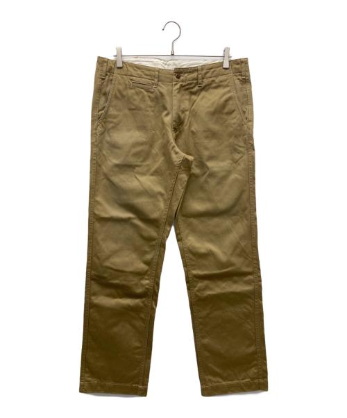 BURGUS PLUS（バーガスプラス）BURGUS PLUS (バーガスプラス) チノパン カーキ サイズ:34の古着・服飾アイテム