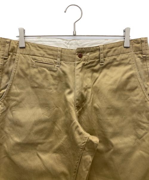 BURGUS PLUS（バーガスプラス）BURGUS PLUS (バーガスプラス) チノパン カーキ サイズ:34の古着・服飾アイテム