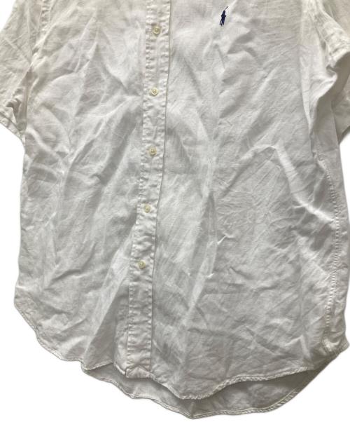 RALPH LAUREN（ラルフローレン）RALPH LAUREN (ラルフローレン) 半袖シャツ ホワイト サイズ:Lの古着・服飾アイテム