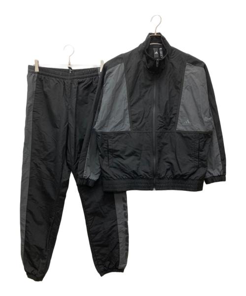 adidas（アディダス）adidas (アディダス) ジャージセット ブラック サイズ:Lの古着・服飾アイテム