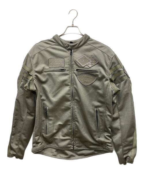 THE DEGNER CLASSIC BRAND（ザ・デグナー・クラシック・ブランド）THE DEGNER CLASSIC BRAND (ザ・デグナー・クラシック・ブランド) バイクジャケット グレー サイズ:XLの古着・服飾アイテム