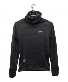 EA7（イーエーセブン）の古着「ハイネックシャツ」｜ブラック