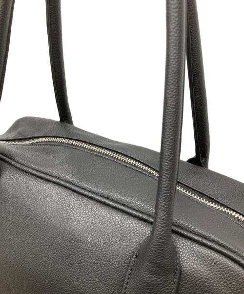 JEANASIS（ジーナシス）JEANASIS (ジーナシス) レザーボストンバッグ ブラックの古着・服飾アイテム