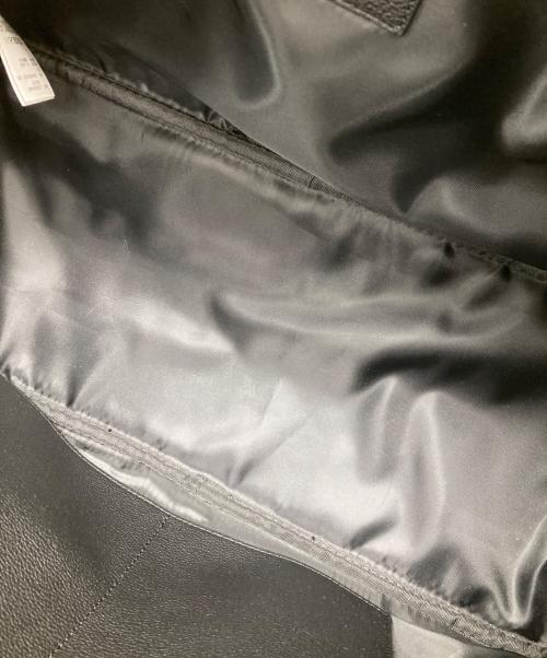 JEANASIS（ジーナシス）JEANASIS (ジーナシス) レザーボストンバッグ ブラックの古着・服飾アイテム