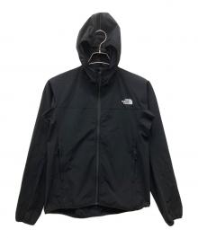 THE NORTH FACE（ザ ノース フェイス）の古着「マウンテンソフトシェルフーディ」｜ブラック