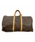 LOUIS VUITTON (ルイ ヴィトン) モノグラム キーポル60 ブラウン：60000円