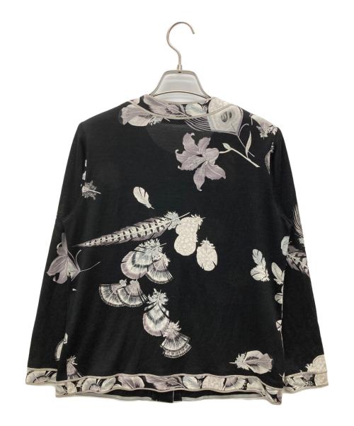 LEONARD（レオナール）LEONARD (レオナール) 薄手カーディガン ブラック サイズ:38の古着・服飾アイテム