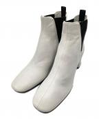 PRADAプラダ）の古着「サイドゴアブーツ」｜ホワイト×ブラック