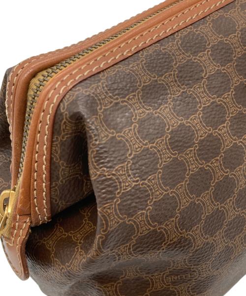 CELINE（セリーヌ）CELINE (セリーヌ) ポーチ ブラウンの古着・服飾アイテム
