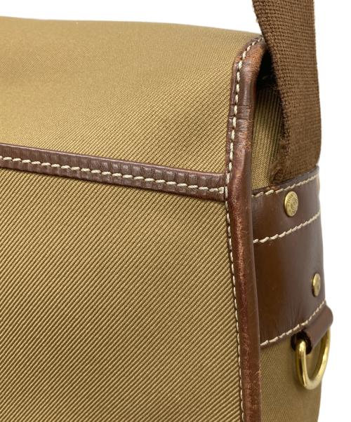 HUNTING WORLD（ハンティングワールド）HUNTING WORLD (ハンティングワールド) メッセンジャーバッグ ブラウン×カーキの古着・服飾アイテム