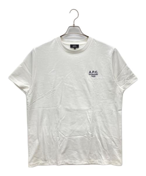 A.P.C.（アーペーセー）A.P.C. (アーペーセー) 半袖カットソー ホワイト サイズ:XLの古着・服飾アイテム