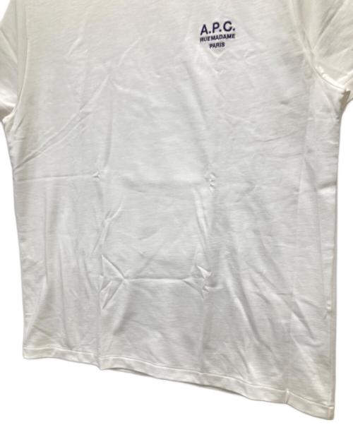 A.P.C.（アーペーセー）A.P.C. (アーペーセー) 半袖カットソー ホワイト サイズ:XLの古着・服飾アイテム