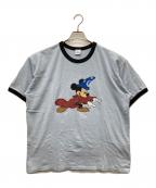 DISNEY FANTASIAディズニー）の古着「半袖カットソー」｜ブルー