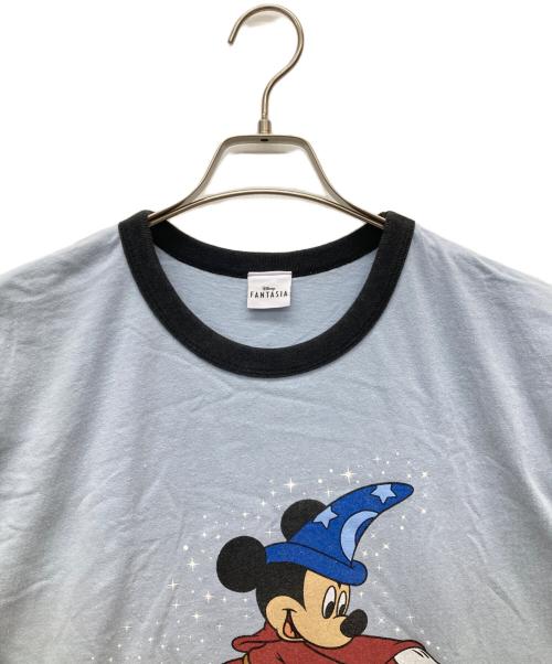 DISNEY FANTASIA（ディズニー）DISNEY FANTASIA (ディズニー) 半袖カットソー ブルー サイズ:Lの古着・服飾アイテム