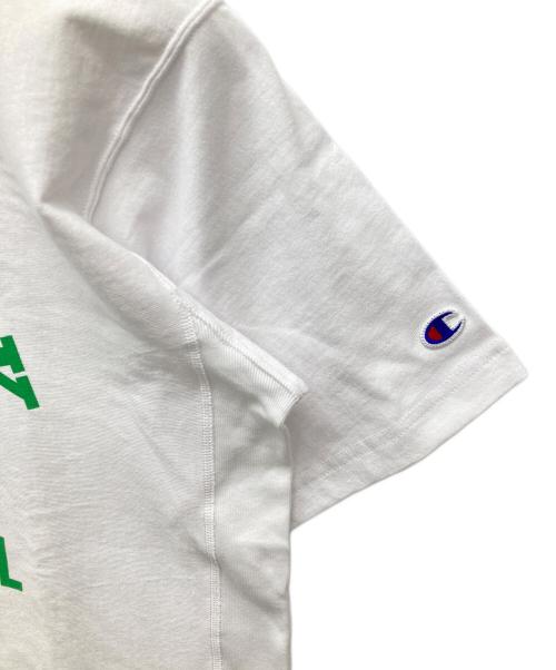 Champion（チャンピオン）Champion (チャンピオン) DISNEY (ディズニー) 半袖カットソー ホワイト サイズ:XLの古着・服飾アイテム