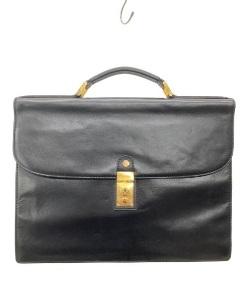 Gold Pfeil（ゴールドファイル）Gold Pfeil (ゴールドファイル) ブリーフケース ブラックの古着・服飾アイテム