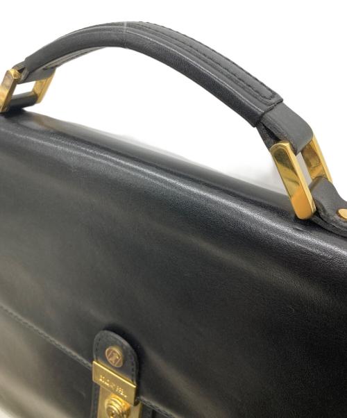 Gold Pfeil（ゴールドファイル）Gold Pfeil (ゴールドファイル) ブリーフケース ブラックの古着・服飾アイテム