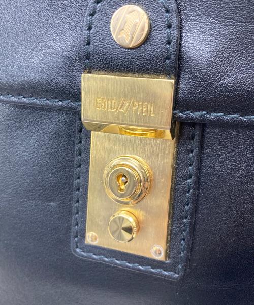 Gold Pfeil（ゴールドファイル）Gold Pfeil (ゴールドファイル) ブリーフケース ブラックの古着・服飾アイテム