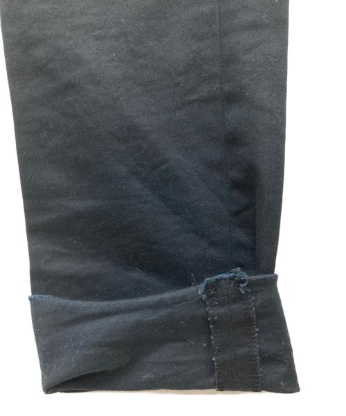 UNDERCOVER（アンダーカバー）UNDERCOVER (アンダーカバー) 19SS シャツパーツ付ヒザ切替スリムパンツ ブラック サイズ:Mの古着・服飾アイテム