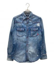WTAPS（ダブルタップス）の古着「12SSウエスタンデニムシャツ」｜インディゴ