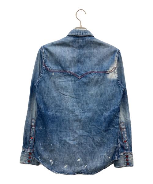 WTAPS（ダブルタップス）WTAPS (ダブルタップス) 12SSウエスタンデニムシャツ インディゴ サイズ:Sの古着・服飾アイテム