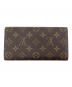 LOUIS VUITTON (ルイ ヴィトン) モノグラム ポルトフォイユ・サラ：50000円
