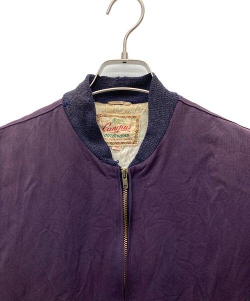 CAMPUS（キャンパス）CAMPUS (キャンパス) 50-60sギャバジャン パープル サイズ:40の古着・服飾アイテム