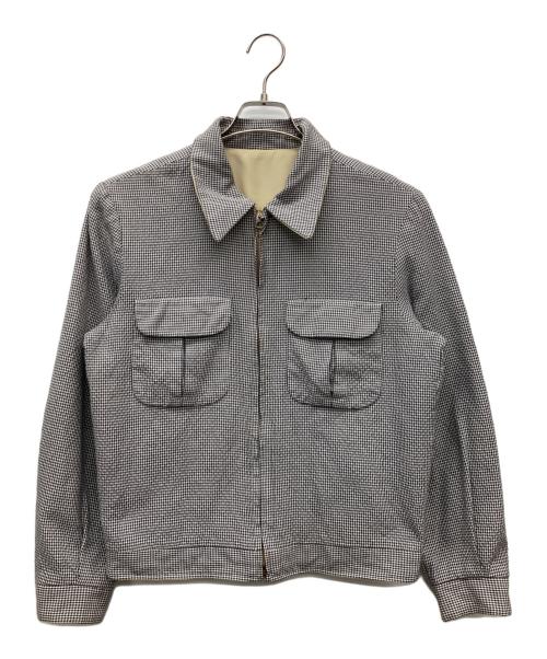 -（-）- (-) 50’S-60'Sリバーシブルギャバジンジャケット ベージュ サイズ:不明の古着・服飾アイテム