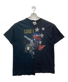 EDITION TOKYO×77circa（エディショントウキョウ×ナナナナサーカ）の古着「半袖カットソー」｜ブラック×ネイビー