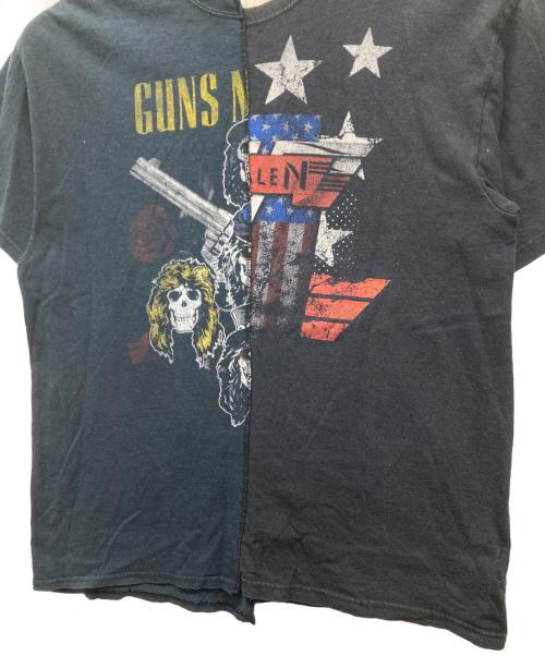 EDITION TOKYO（エディショントウキョウ）EDITION TOKYO (エディショントウキョウ) 77circa (ナナナナサーカ) 半袖カットソー ブラック×ネイビー サイズ:Mの古着・服飾アイテム