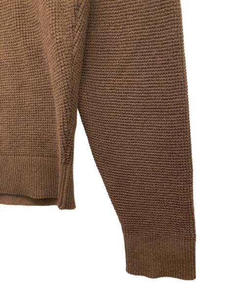 OUTERKNOWN（アウターノーン）OUTERKNOWN (アウターノーン) 薄手ニット ブラウン サイズ:Sの古着・服飾アイテム