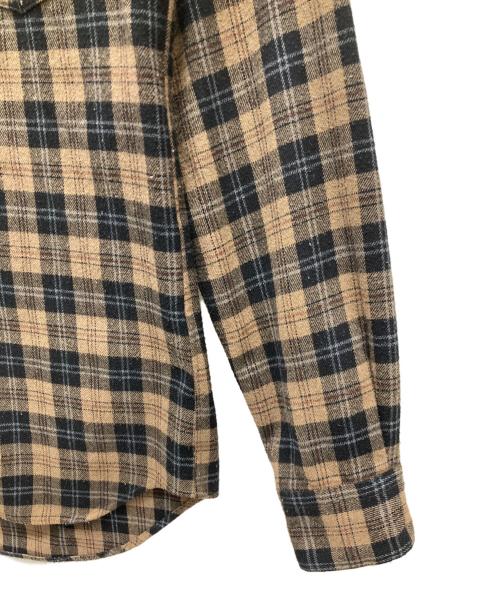 COMME des GARCONS HOMME PLUS（コムデギャルソンオムプリュス）COMME des GARCONS HOMME PLUS (コムデギャルソンオムプリュス) 長袖シャツ ベージュ×ブラック サイズ:Sの古着・服飾アイテム