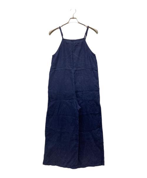 fog linen work（フォグリネンワーク）fog linen work (フォグリネンワーク) リネンサロペット ネイビー サイズ:Mの古着・服飾アイテム