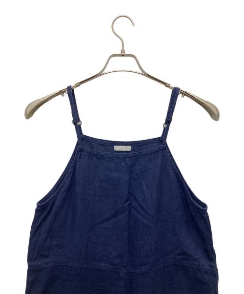 fog linen work（フォグリネンワーク）fog linen work (フォグリネンワーク) リネンサロペット ネイビー サイズ:Mの古着・服飾アイテム