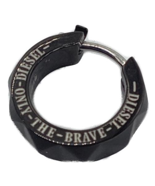 DIESEL（ディーゼル）DIESEL (ディーゼル) ピアス　ONLY THE BRAVE ブラックの古着・服飾アイテム