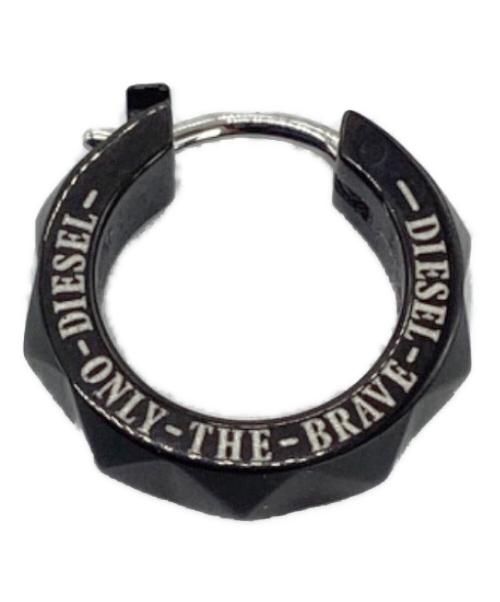DIESEL（ディーゼル）DIESEL (ディーゼル) ピアス　ONLY THE BRAVE ブラックの古着・服飾アイテム