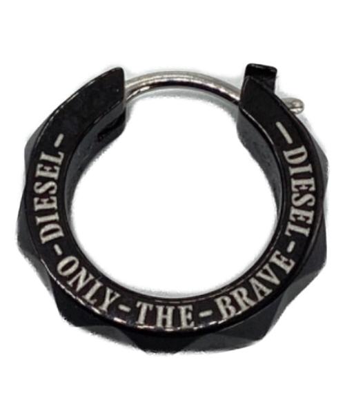 DIESEL（ディーゼル）DIESEL (ディーゼル) ピアス　ONLY THE BRAVE ブラックの古着・服飾アイテム
