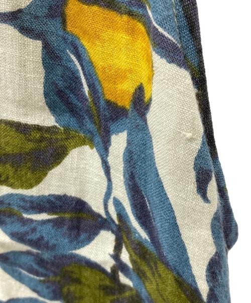 根々（ネネ）根々 (ネネ) ノースリーブワンピース ホワイト×ブルー サイズ:Mの古着・服飾アイテム