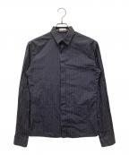 DIOR HOMMEディオール オム）の古着「ストライプシャツ」｜ブラック