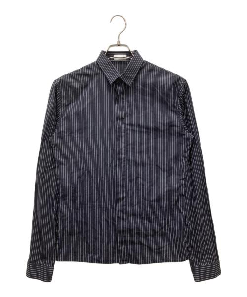 DIOR HOMME（ディオール オム）DIOR HOMME (ディオール オム) ストライプシャツ ブラック サイズ:不明の古着・服飾アイテム