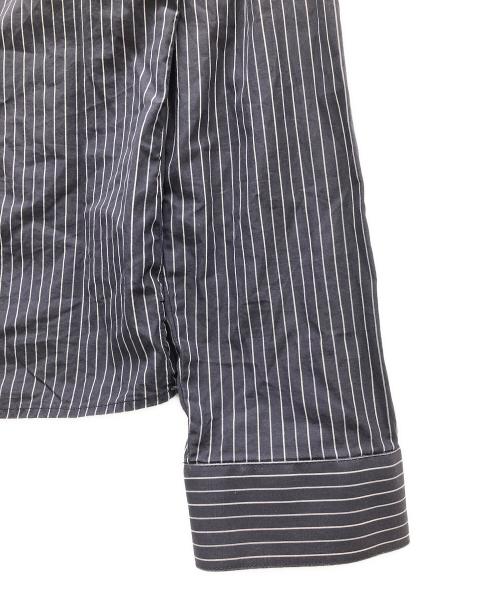 DIOR HOMME（ディオール オム）DIOR HOMME (ディオール オム) ストライプシャツ ブラック サイズ:不明の古着・服飾アイテム
